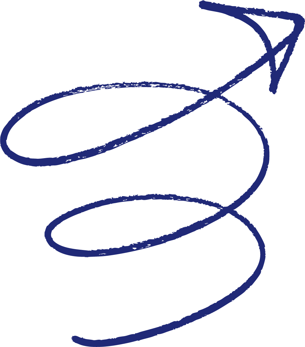 Blue pencil logo